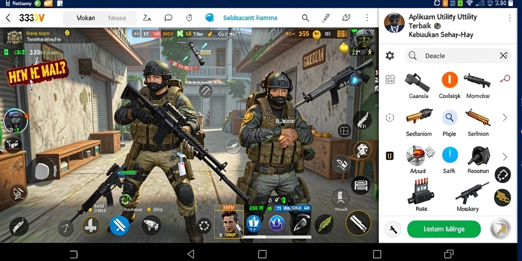 Tampilan antarmuka 333V yang intuitif dan modern.