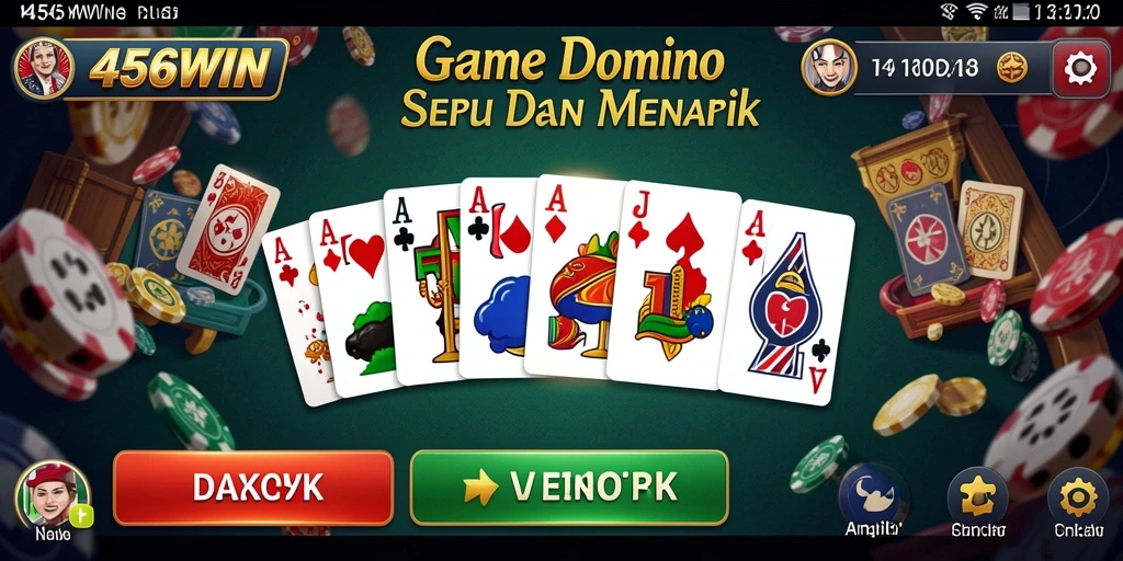 Tangkapan layar utama 456WIN menampilkan keseruan bermain Domino.