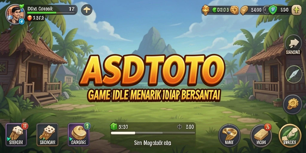 Screenshot utama ASDTOTO menampilkan gameplay Idle yang seru dan mengasyikkan.
