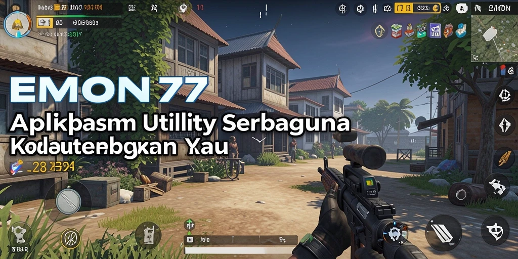 Tampilan antarmuka EMON77 yang sederhana dan efektif.