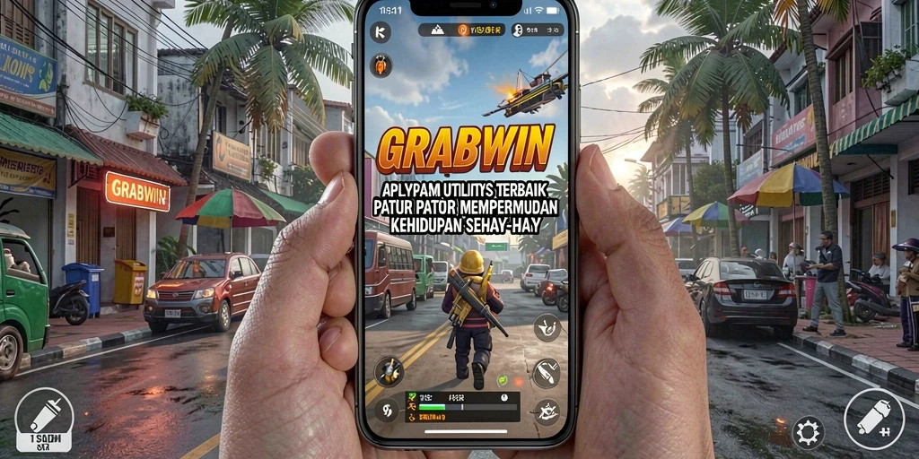 Tampilan antarmuka GRABWIN yang intuitif dan mudah digunakan.