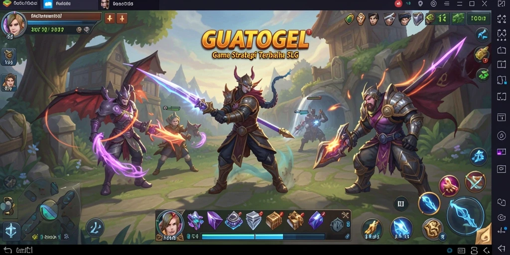 Screenshot GUATOGEL menampilkan aksi pertempuran yang mendebarkan.