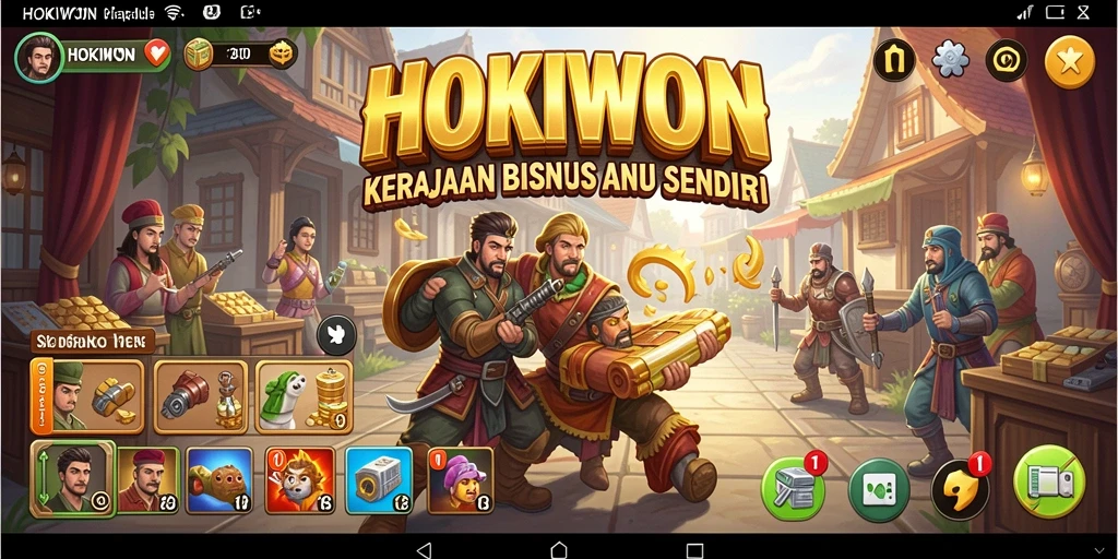 Tangkapan layar HOKIWON menampilkan grafis gameplay yang menarik.