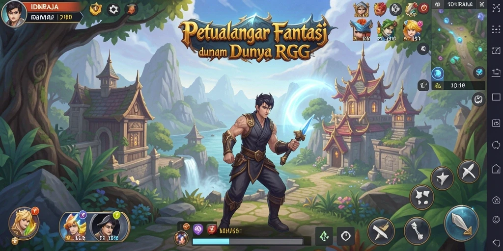Gameplay menakjubkan dan aksi mendebarkan di IDNRAJA.