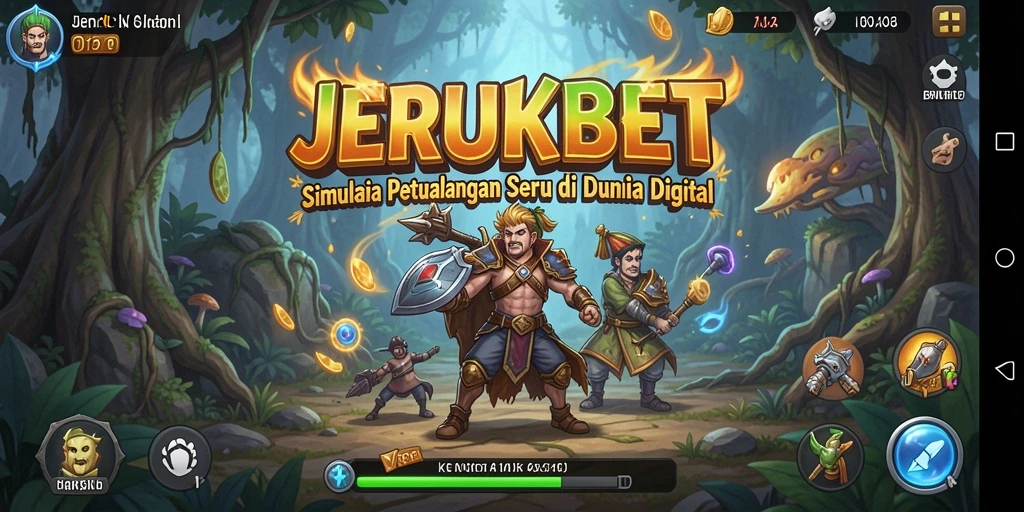 Screenshot utama JERUKBET menampilkan gameplay Simulation yang seru.