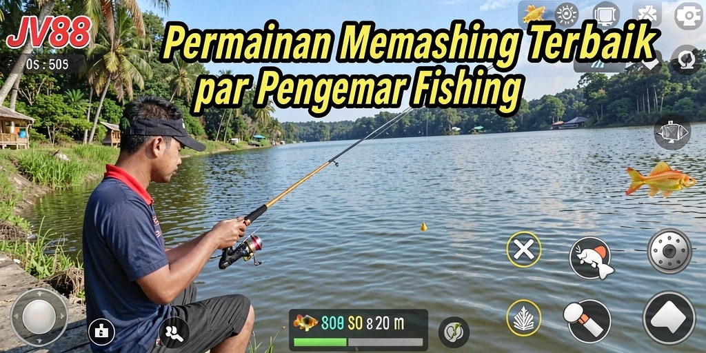 Tangkapan ikan yang menakjubkan dalam gameplay JV88.
