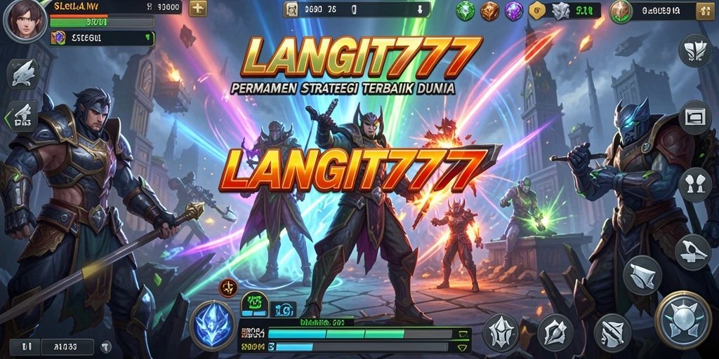 Tampilan gameplay LANGIT777 yang mendebarkan dan strategis.