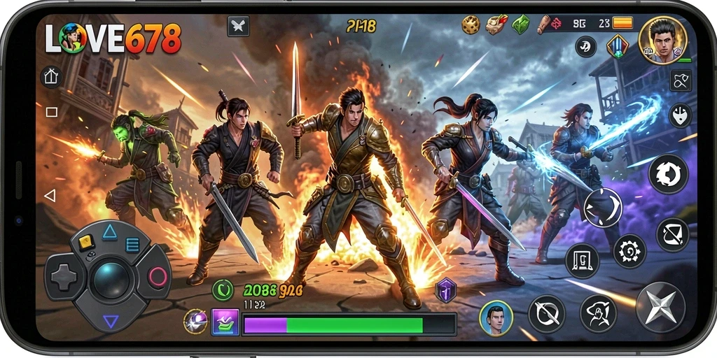 Gameplay LOVE678 yang adiktif dan penuh aksi.