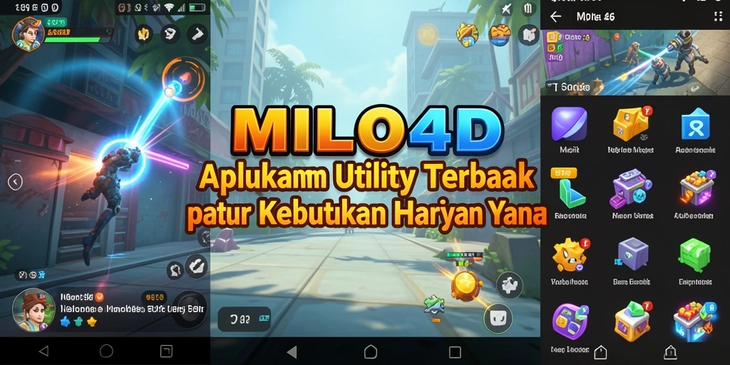 Tangkapan layar utama MILO4D menampilkan antarmuka aplikasi Utility yang penggunaannya mudah.