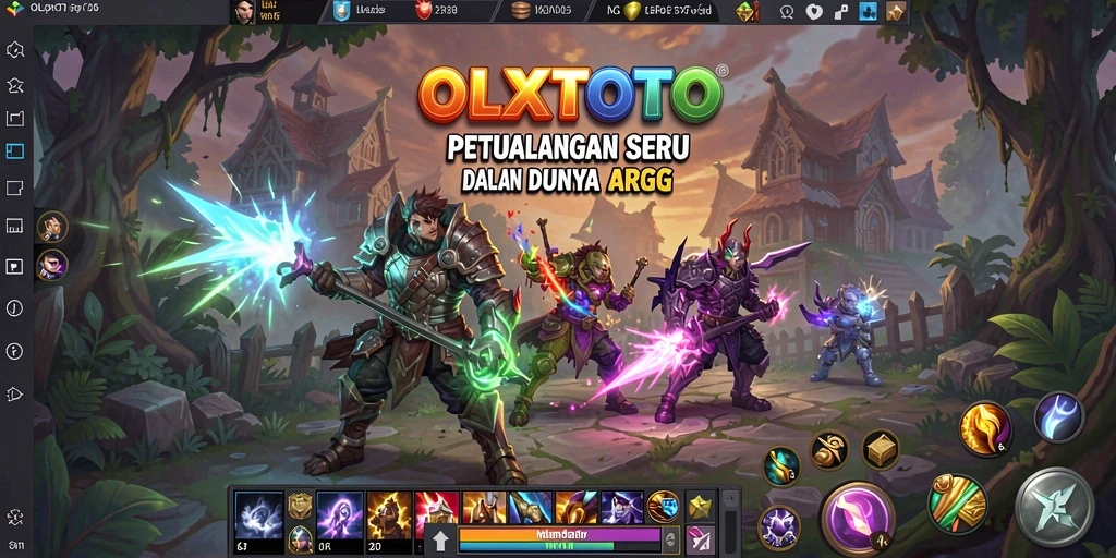 Tangkapan layar dari gameplay seru OLXTOTO yang menampilkan aksi petualangan ARPG.