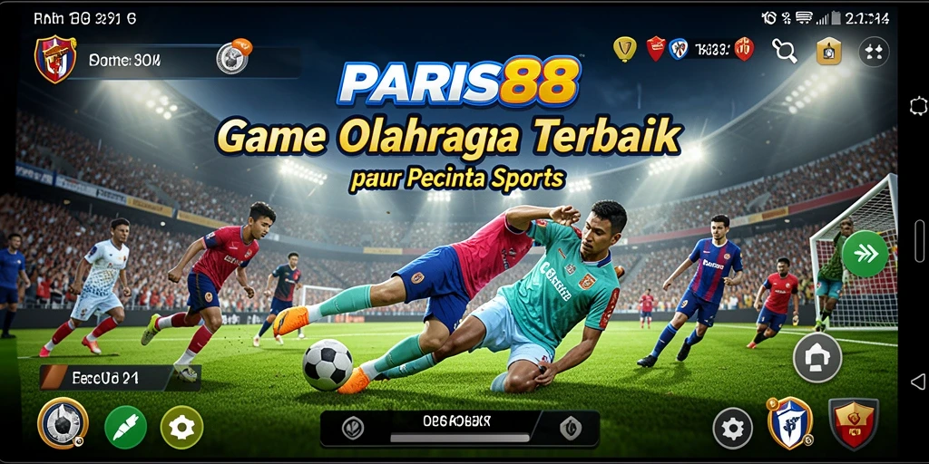 Tampilan gameplay seru dan kompetitif di PARIS88.