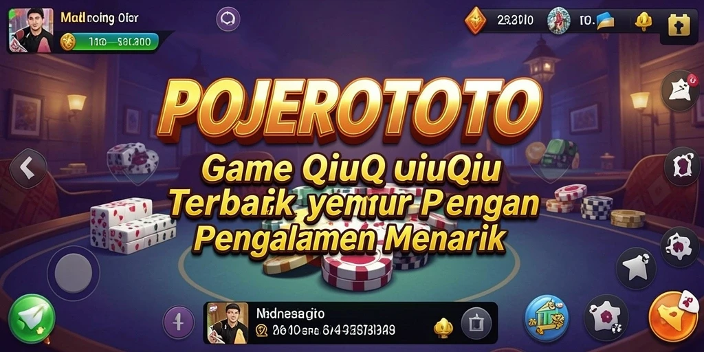Screenshot dari gameplay seru di POJEROTOTO yang menunjukkan strategi QiuQiu.