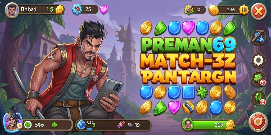 Tampilan gameplay PREMAN69 yang menarik dan penuh warna.