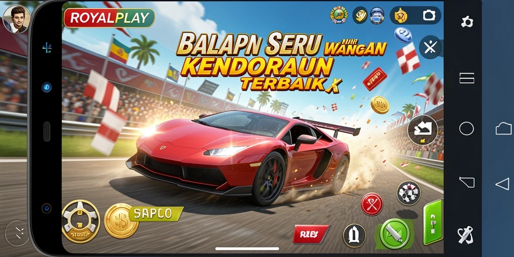 Tampilan Gameplay Seru dalam Balapan ROYALPLAY