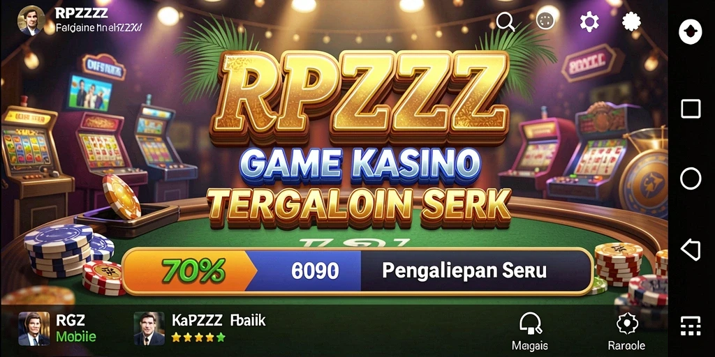 Tampilan menarik dari gameplay Kasino di RPZZZ.