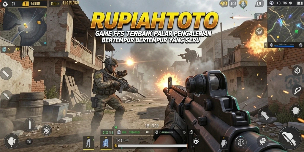 Screenshot gameplay seru dari RUPIAHTOTO di pertempuran intens.