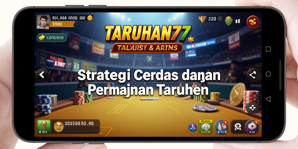 Tangkapan layar TARUHAN77 menunjukkan aksi seru dalam strategi taruhan.