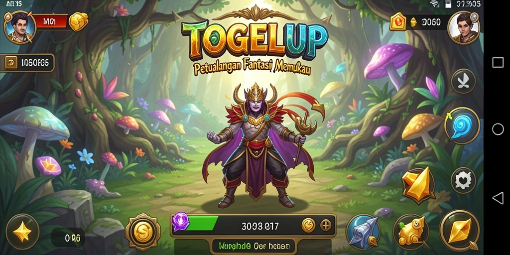 Tampilan gameplay TOGELUP yang menegangkan dalam dunia RPG yang luas.